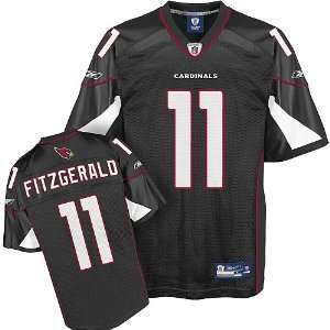  Arizona Cardinals Larry Fitzgerald Replica Black Jersey 