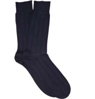    Socks  Casual socks  Casual Ribbed Cotton Blend Socks