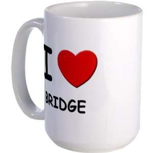 love bridge Hobbies Large Mug by 