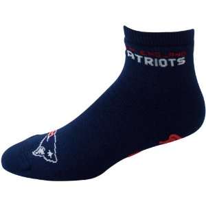 New England Patriots Navy Blue Slipper Socks  Sports 
