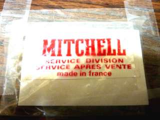 NEW VINTAGE MITCHELL MAIN AXLE PN#81289 FITS 308,309,409,408,409,408DL 
