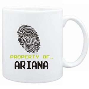   Property of _ Ariana   Fingerprint  Female Names