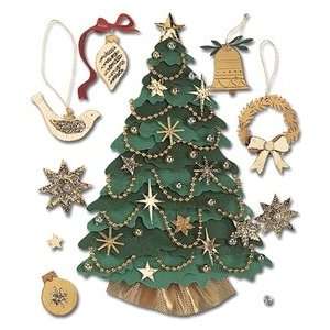  Jolees Boutique Dimemsional Sticker Christmas Tree SPJF 