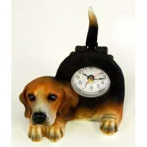    Critter Clock Doggie Clock With Wagging Tail