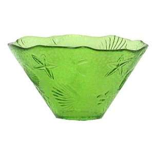  Spanish Ocean Sea Life Recycled Lime Green Glass Small 