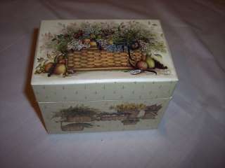 Recipe Card Box, 3 x 5, artwork by Pat Richter  