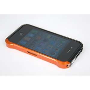  Orange Aluminum Bumper Case for Apple iPhone 4/4S Cell 