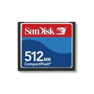  SanDisk 512 MB Compact Flash Memory Card (SDCFJ 512 388 J 