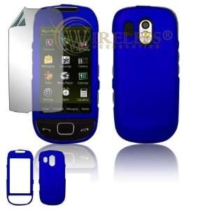 Samsung R860/R850/Caliber Cell Phone Midnight Blue Metallic Rubber 
