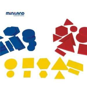   Miniland Educational 95044 Logical blocks  60 pieces  Jar Toys