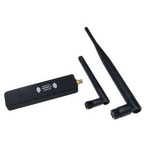  USB Wireless Network WIFI Adapter w/ Long Range 5dBi Antenna, 150Mbps