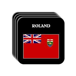  Manitoba   ROLAND Set of 4 Mini Mousepad Coasters 