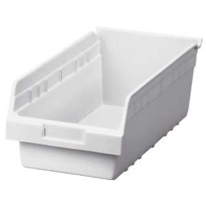 Akro Mils 30088 ShelfMax Plastic Nesting Shelf Bin Box, 18 Inch L by 8 