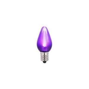   25 Purple LED C7 Satin Christmas Replacement Bulbs