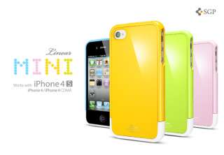 SGP iPhone 4S Linear Case Mini Series   Lime 884828123079  