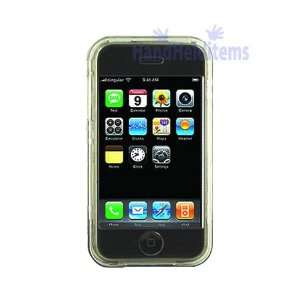  iPhone Crystal Clear Hard Case With Belt Clip   Clear 