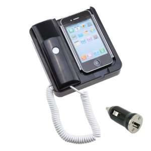  Phone Dock And Handset And Car Charger for iphone 4 4s 3gs 