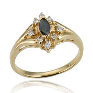 Marquise Cut Sapphire Simulate Gold Ep 925 Sterling Silver Womens 
