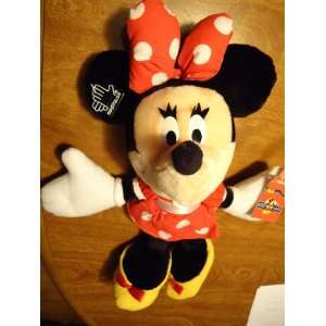  Applause 13 Disney Minnie Mouse Floppy Plush  Classic Red 