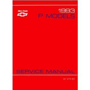  1993 CHEVY P SERIES TRUCK Shop Service Repair Manual 