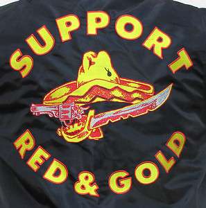 Bandidos MC Support Red & Gold CWU Fliegerjacke S   4XL  