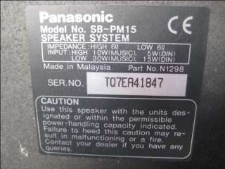 Panasonic SC PM15 Mikro Stereoanlage SC PM 15  