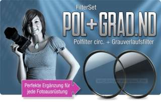 POL Filter + Grauverlaufsfilter f. Panasonic FZ45 FZ100  