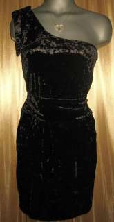 GUESS JEANS~Women Ladies Black Mini Cocktail Dress 7/8  