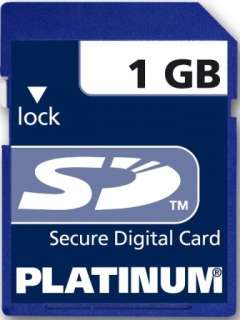 Platinum SD Karte 1GB Speicherkarte  