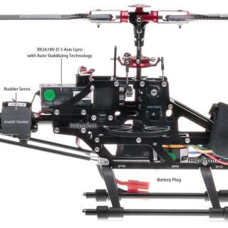 Shaft Driven Tail Rotor and Servo Controlled Tail Pitch