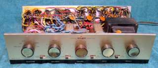 Allied Radio / KNIGHT KN 720 Stereo Tube Integrated Amplifier 6V6 