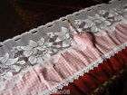 Paradekissen Schweizer Spitze Ruschen Shabby Chic  