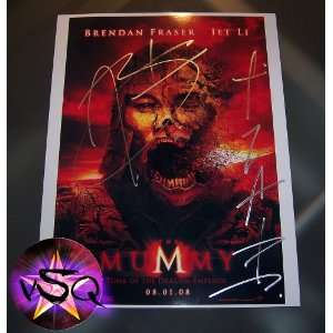 The Mummy Tomb of the Dragon Emperor Autographed Authentic (8 x 10 