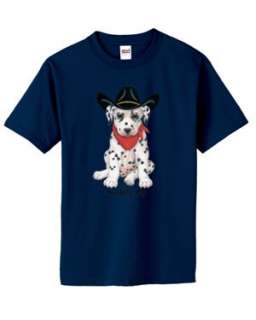 CUTE Saddle Up Cowboy Hat Dog T Shirt S 6x Choose Color  