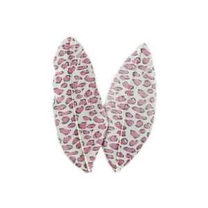  Printed Feathers 2/Pkg Pink Leopard