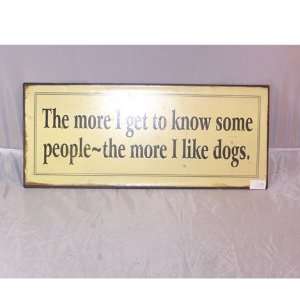  Dog Lover Wall Plaque 