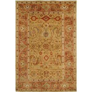  HRI Mahal MJ 15 Gold Rust 9 X 12 Area Rug