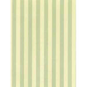  Green Half Inch Stripe Wallpaper
