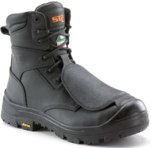 Shoe Technology Company Alloy Black Boots STC Size 9  