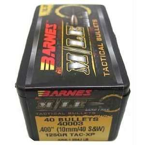  Barnes 10mm/40S&W .400125grMLE TACXP/40 