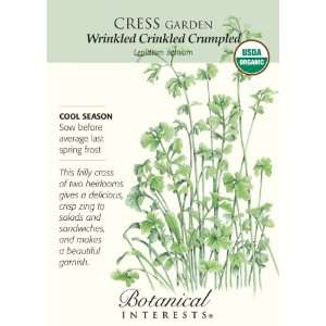  Garden Cress Certified Organic Heirloom Seeds 200 Seeds 
