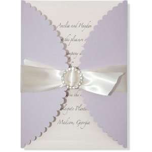  Elegant and Formal Invitations   Gatefold Lavender Tiara 