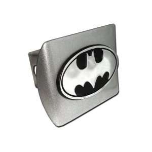  Batman Brushed Silver with Oval Chrome Bat Emblem Metal Trailer 