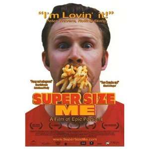  Super Size Me Original Movie Poster, 27 x 39 (2004 