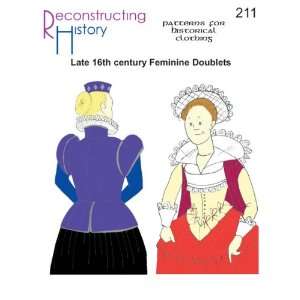    Elizabethan Feminine Doublet Pattern Arts, Crafts & Sewing