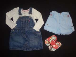 UP FOR AUCTIONS IS A 40 PIECE BABY GIRL TODDLERS 18 MONTHS MIX & MATCH 