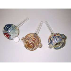  Handcrafted Glass Sliders/ Bowl 