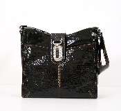 Marc Chantal MC CLIFTON black leather handbag purse NWT  