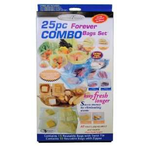  25 Forever Bags Food Storage Keep Fresh Combo Set