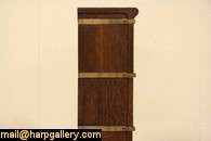 Stacking Oak Antique Lawyer or Barrister Bookcase, Signed Globe 